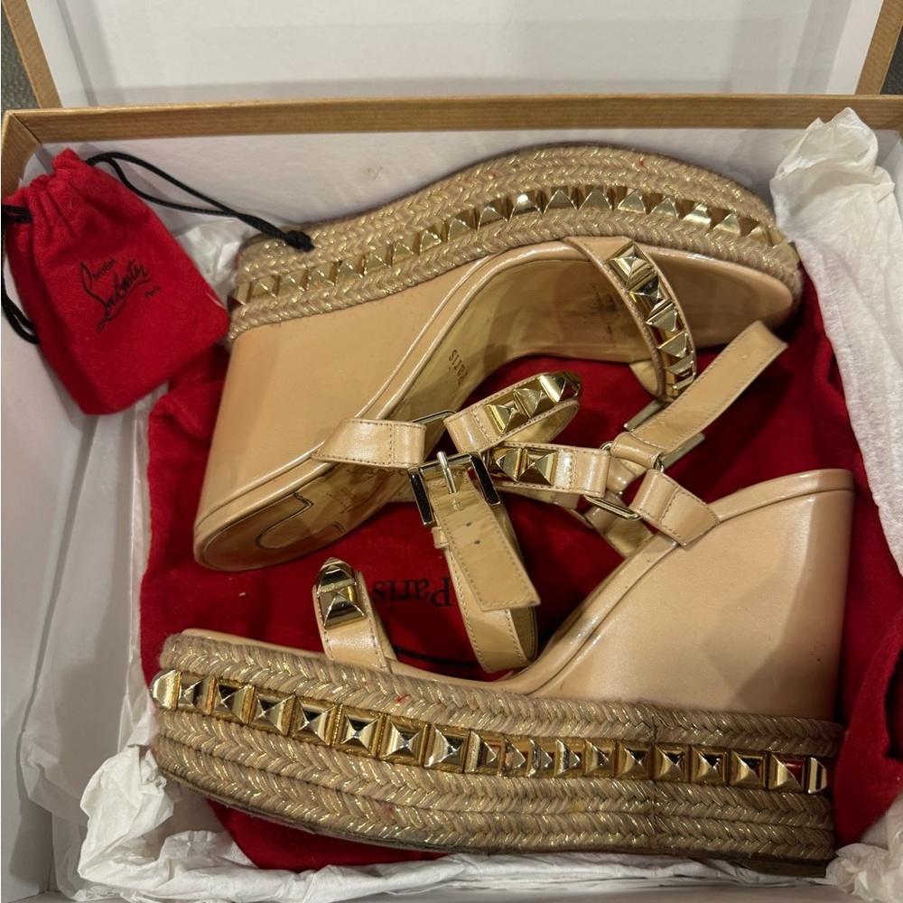 Christian Louboutin cataclou wedges